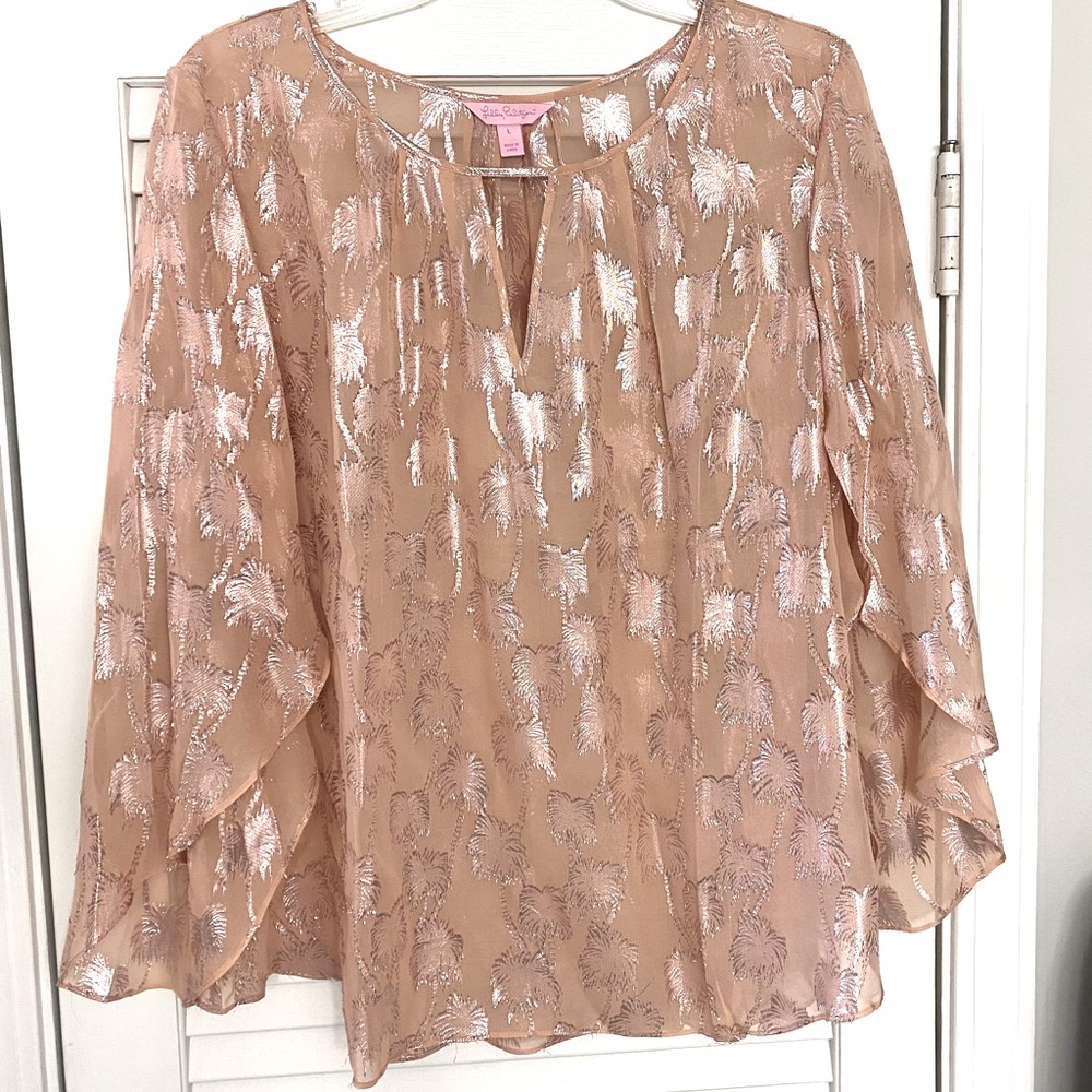 Lilly Pulitzer Becca Top Size Large